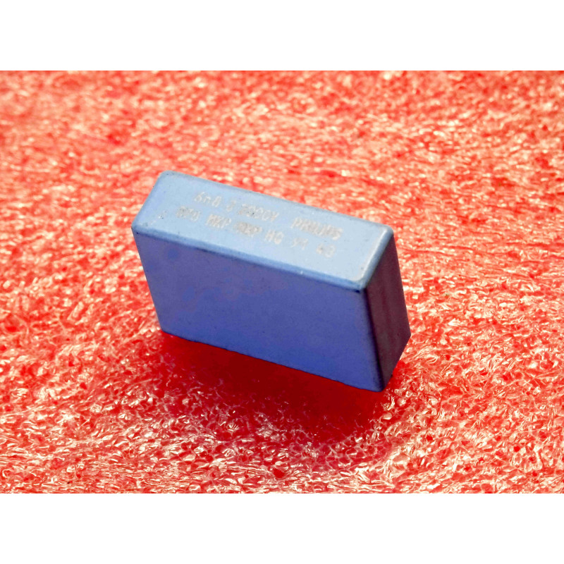 Lot de 3: condensateur 6.8nF 6n8F 2000V MKP 5% 25x17x8mm entraxe 22.86mm philips