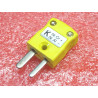 Lot de 2: connecteur pour thermocouple de type K ~ dimensions 19x17x8mm , pattes de 10x3x1mm et 10x2x1mm (2U1)