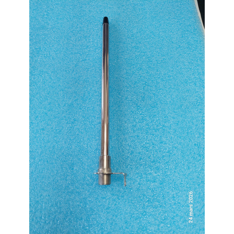 Antenne Radio Télescopique avec Cosses AM FM laiton chromé 18cm 7 sections 87cm  ( Q5C )