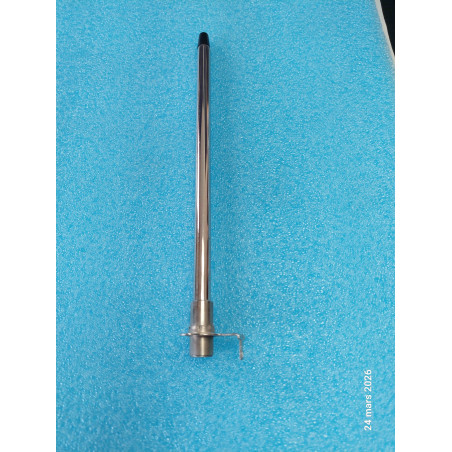 Antenne Radio Télescopique avec Cosses AM FM laiton chromé 18cm 7 sections 87cm  ( Q5C )