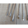 Lot de 11 Antennes Radio Télescopique avec Cosses AM FM laiton chromé 56 à 109cm( Q5C )