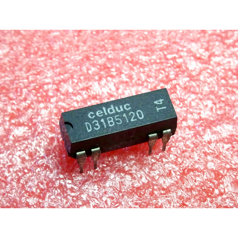 Lot de 2: relais celduc D31B5120 ~ DIL reed relay, 1 Normally Closed contact, nominal input 12V, with electrostatic shield(5R9)