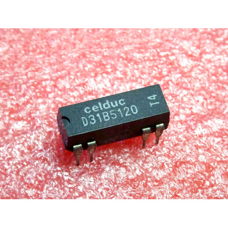 Lot de 2: relais celduc D31B5120 ~ DIL reed relay, 1 Normally Closed contact, nominal input 12V, with electrostatic shield(5R9)