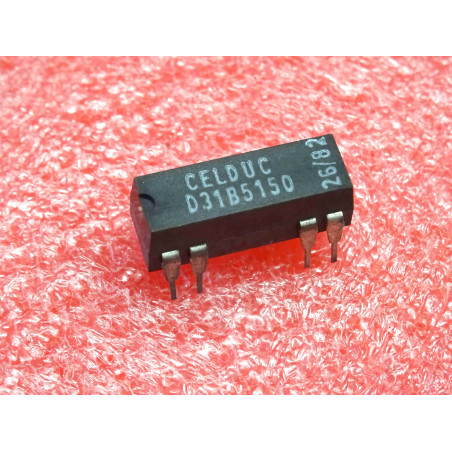 Lot de 2: relais celduc D31B5150 ~ DIL reed relay , 1 Normally Closed contact , nominal input 12V (5A1)