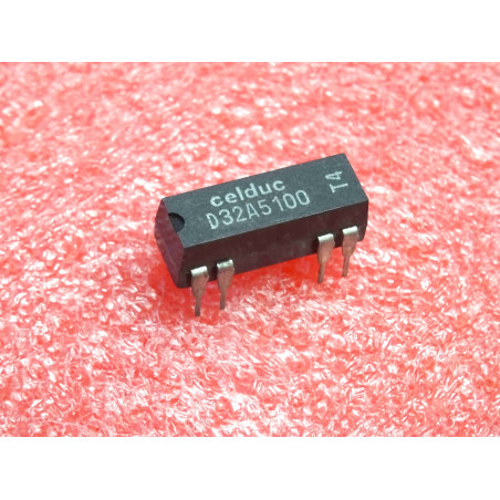 Lot de 2: relais celduc D32A5100 ~ 14DIL reed relay , 2 Normally Open contacts , nominal input 12V (5N2)