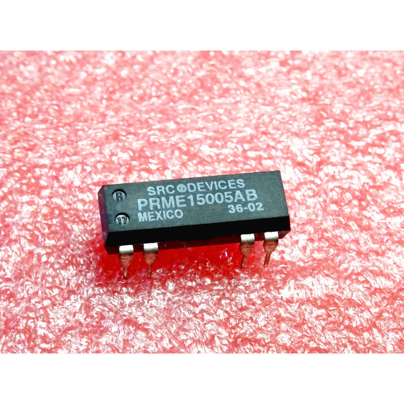 Lot de 2: relais PRME 15 005 AB ~ PRME15005AB , 1 form A , coil 5V 380-ohm , ES et Diode options, SRC devices (5A3)
