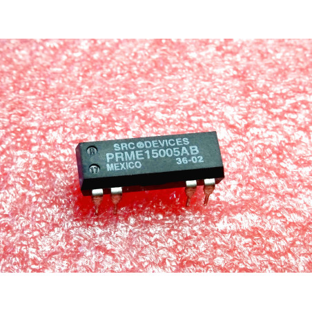 Lot de 2: relais PRME 15 005 AB ~ PRME15005AB , 1 form A , coil 5V 380-ohm , ES et Diode options, SRC devices (5A3)