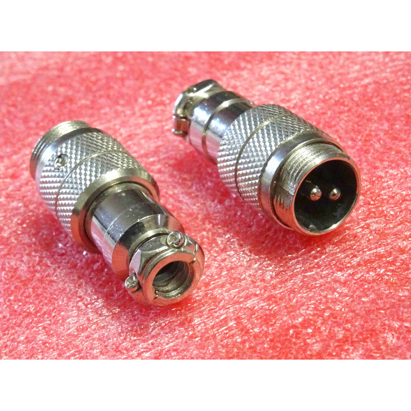 connecteur CB fiche micro verrouillable 2 broches mâle (J0A)
