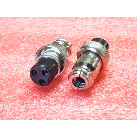 connecteur CB fiche micro verrouillable 3 broches femelle (J0A)