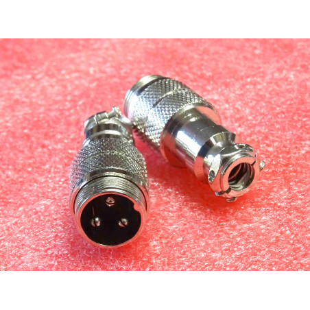 connecteur CB fiche micro verrouillable 3 broches mâle (J0A)