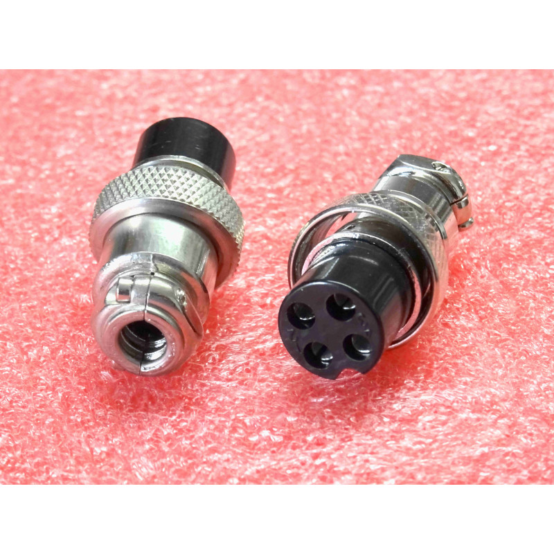 connecteur CB fiche micro verrouillable 4 broches femelle (J0A)