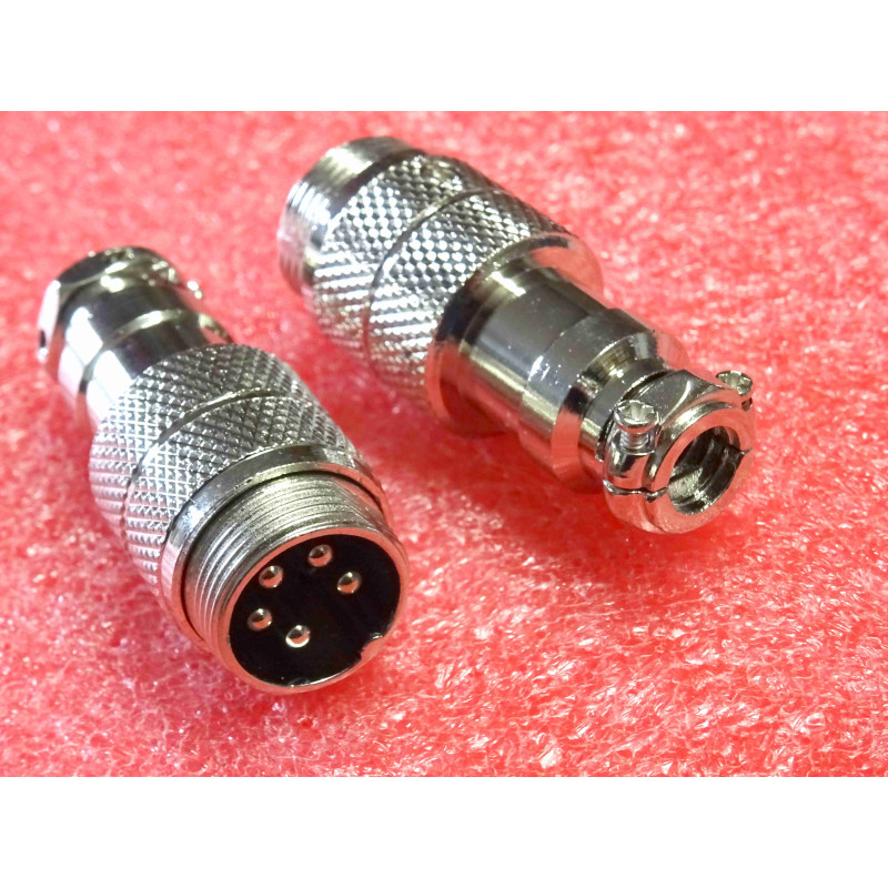 connecteur CB fiche micro verrouillable 5 broches mâle (J0B)