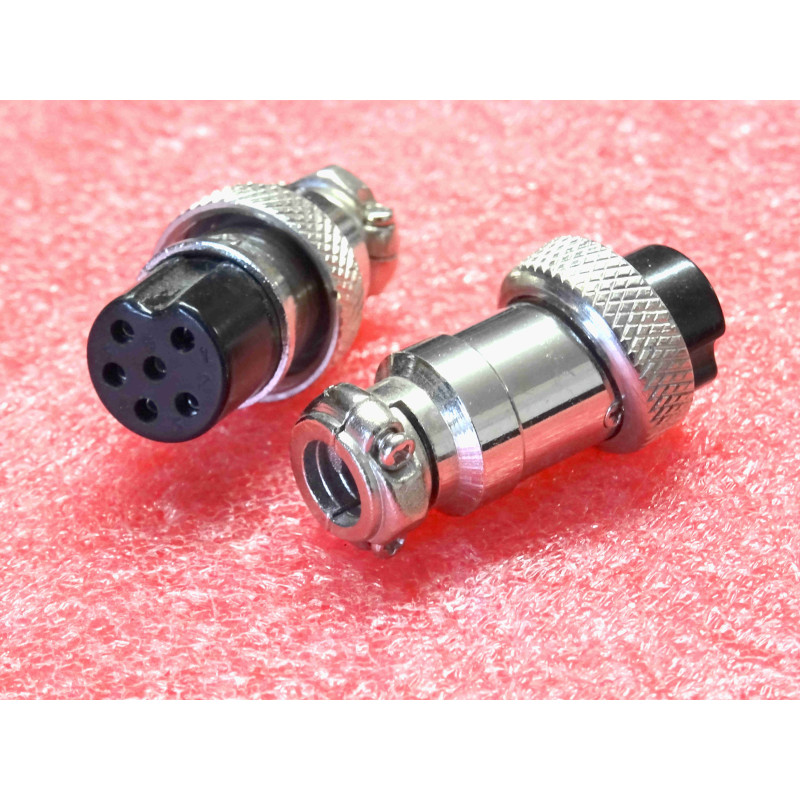 connecteur CB fiche micro verrouillable 6 broches femelle (J0B)