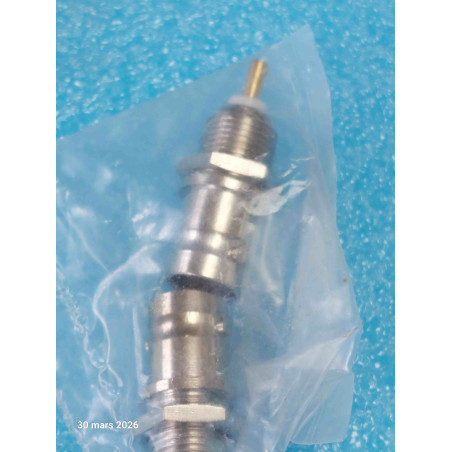 Lot de 2 Embases BNC Femelle 50 Ohms Fûts Dorés Connecteur RF Chassis  ( 4E3 )