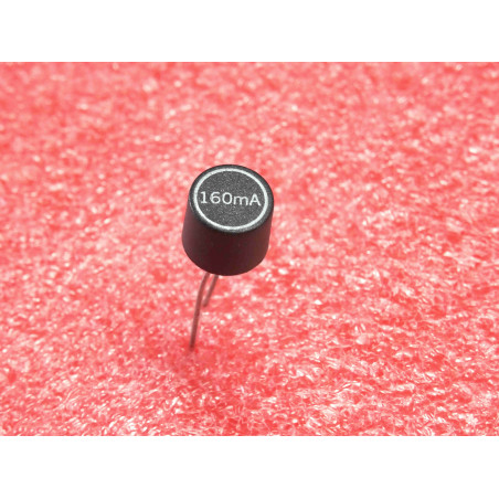 Lot de 5: microfusible mini fusible radial TR5 rapide 160mA ( 0.16A ) entraxe 5.08mm ~ Ø8x7mm (N10)