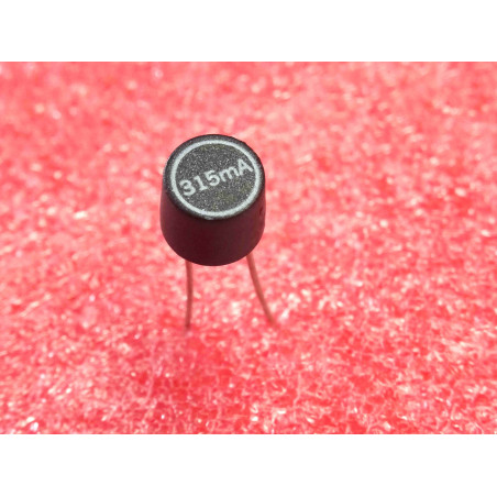 Lot de 5: microfusible mini fusible radial TR5 rapide 315mA ( 0.315A ) ~ entraxe 5.08mm , Ø8x7mm (N10)