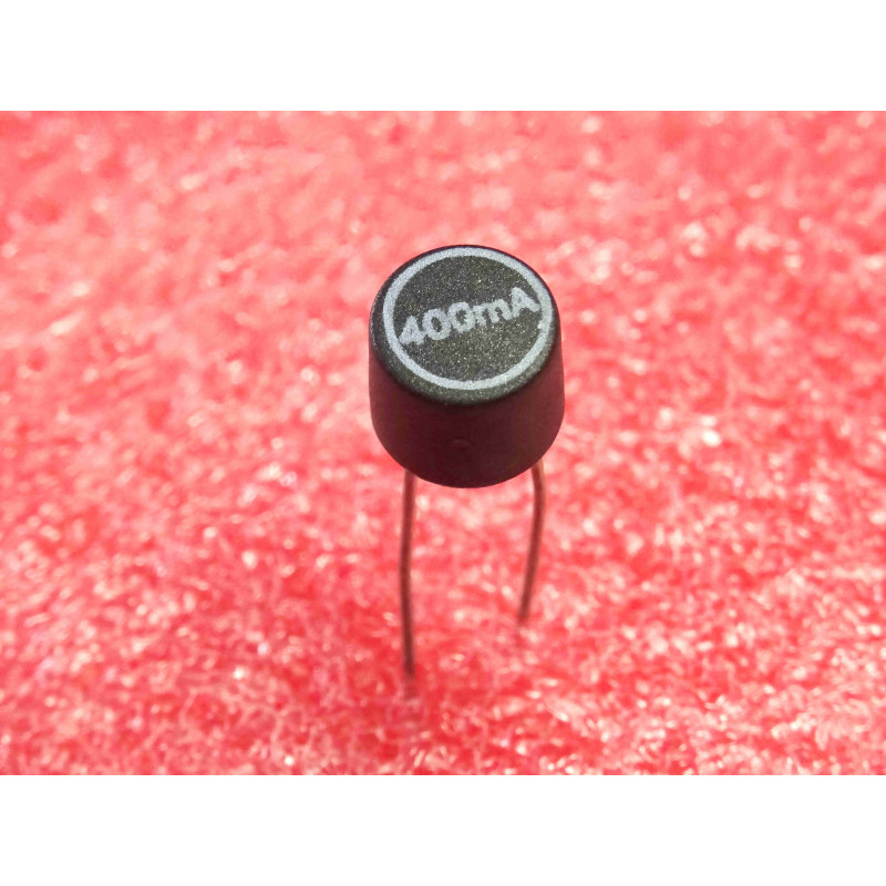 Lot de 5: microfusible mini fusible radial TR5 rapide 400mA ( 0.4A ) ~ entraxe 5.08mm , Ø8x7mm (N10)