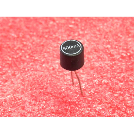 Lot de 5: microfusible mini fusible radial TR5 rapide 500mA ( 0.5A ) ~ entraxe 5.08mm , Ø8x7mm (N10)