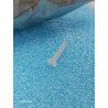 Lot de 50 Vis Nylon M3x18mm Vis Tête Fraisée Fendue Isolante M3 lg: 18mm Nylon ( 2Y3 )