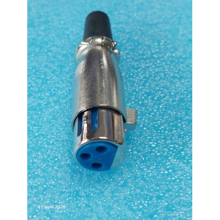 Lot x2: XLR3 Fiche Femelle XLR 3 pin 3pts xlr 3broches Femelle  ( J0C )