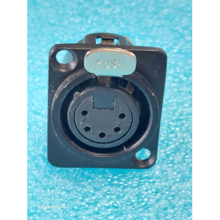 Lot x2: XLR5 Embase Femelle XLR 5 pin 5pts xlr 5 broches Femelle Chassis ( J0E )