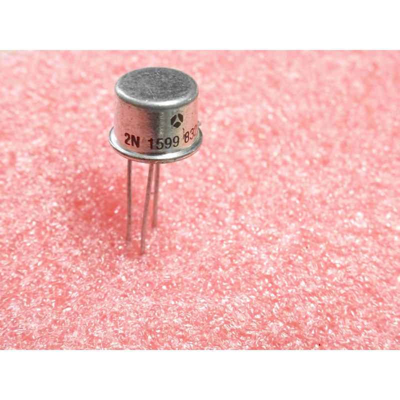 Lot de 2: thyristor 2N 1599 ~ 2N1599 Si controlled rectifier SCR ~ Ursm 400V , Itrms 1.6A ~ thomson