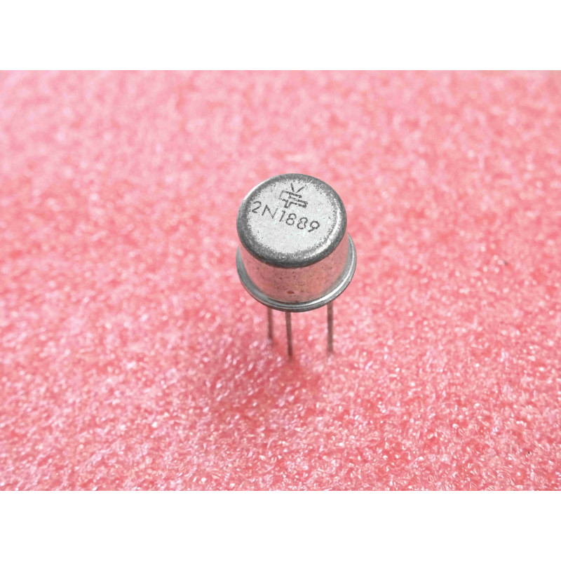 Lot de 2: transistor 2N 1889 ~ 2N1889 bipolar NPN ~ Uce 60V , Ic 0.25A , 0.8W ~ sescosem