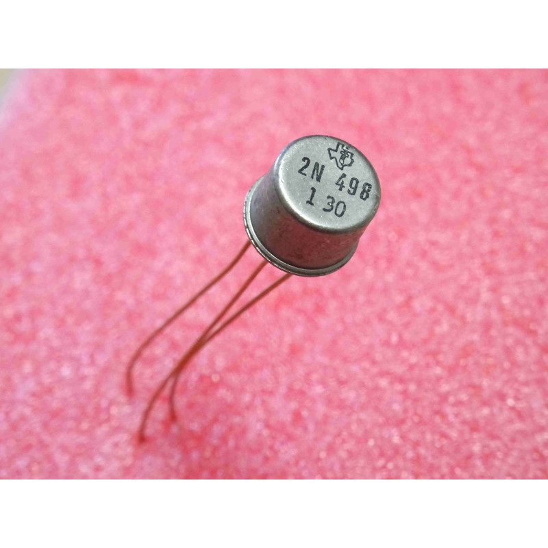 transistor 2N 498 ~ 2N498 silicon NPN ~ Uce 100V ~ texas instruments