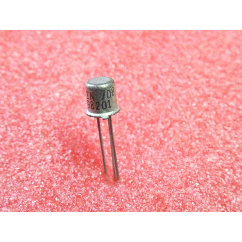 Lot de 2: transistor 2N 708 ~ 2N708 silicon NPN ~ intended as fast switch