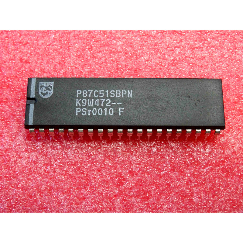 ci P 87C51 SBPN ~ ic P87C51SBPN ~ 8bit microcontroller, OneTimeProgrammable 4Kx8, 128x8 RAM, 0 to 16 MHz ~ DIP40, philips(CI51)