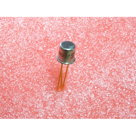 Lot de 2: transistor 2N 997 ~ 2N997 dual NPN silicon ~ Uce 40V , Ic 300mA ~ SGS