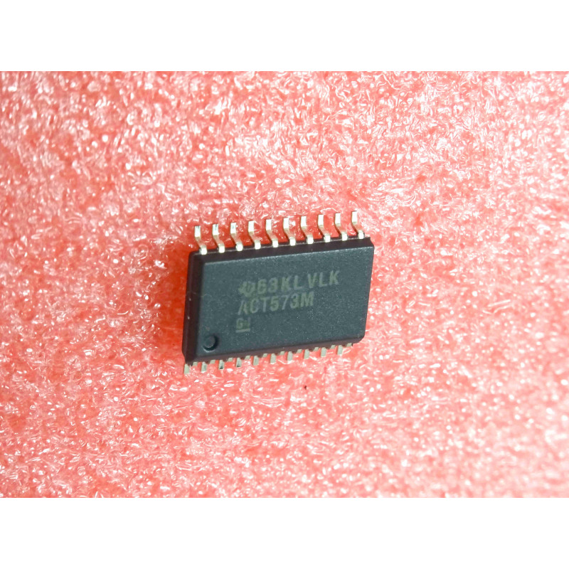 Lot de 2: ci cms 74ACT573 M ~ ic smd 74ACT573M (marked ACT573M) octal D-type latch with 3-state outputs (non inverted)[M11B]