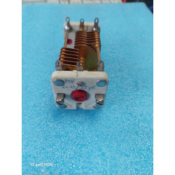 Condensateur Variable 2kV 2x 12à 35pF Condensateur à Air 2KV 2x 12/35pF Doré ( Q5B )