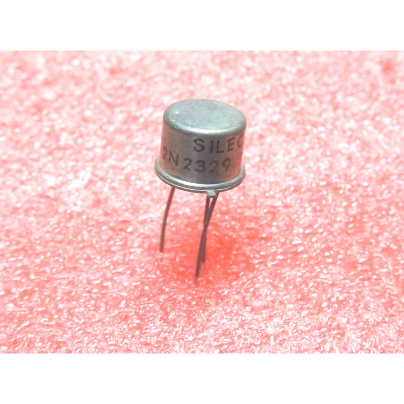 Lot de 2: thyristor 2N 2329 ~ 2N2329 Si controlled rectifier PNPN SCR ~ Udrm 400V , It 1.6A ~ silec