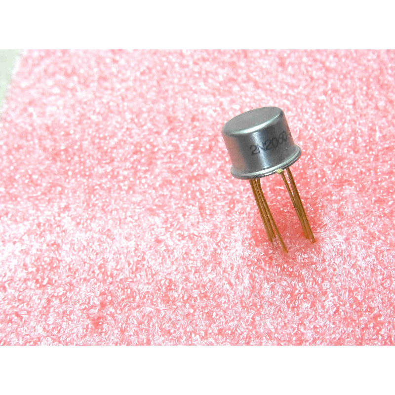 Lot de 2: transistor 2N 2060 ~ 2N2060 unitized dual Si NPN ~ Uce0 60Vdc , Ic 500mA 0.5A