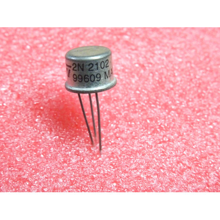 Lot de 2: transistor 2N 2102 ~ 2N2102 Si epitaxial planar NPN ~ Uce0 65V , Ic 1A ~ ST