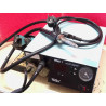 station à air chaud weller WMD1 + support + fer à air chaud HAP1 ~ buse fatiguée, à changer (L11)