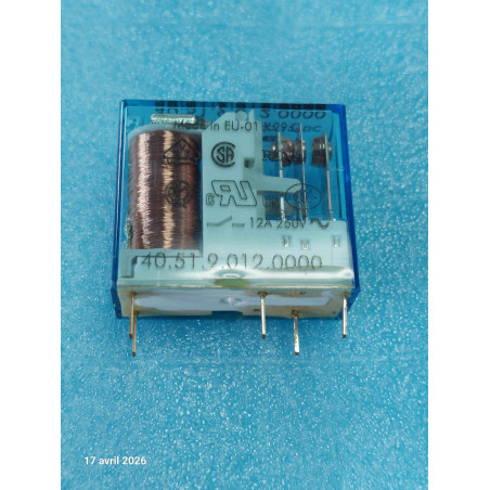 405190120000 12VDC FINDER RELAY Relais 4051.9012 12Vcc 5 Pins 12A  ( CELAR 48B )