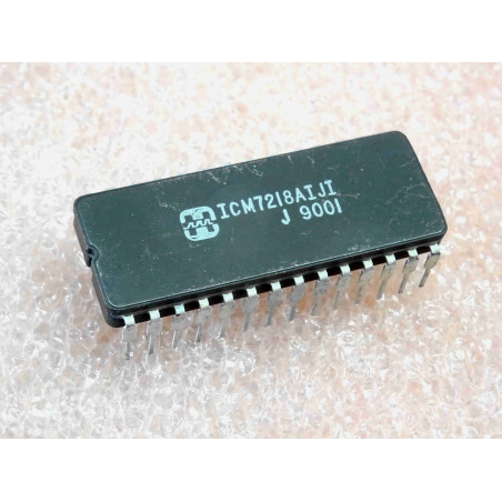 ci ICM 7218 AIJI ~ ic ICM7218AIJI, 8digit LED microprocessor-compatible multiplexed display decoder driver, anode commune(E39G)