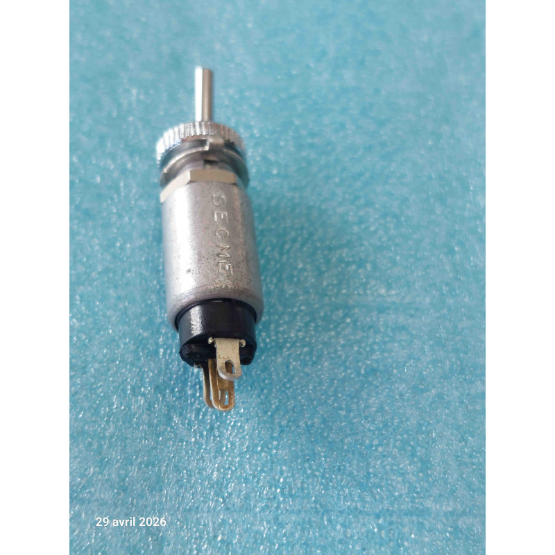 interrupteur à levier 1RT Unipolaire SECME Øperçage 6.2mm, 2 positions: ON OFF ( 2L1 )