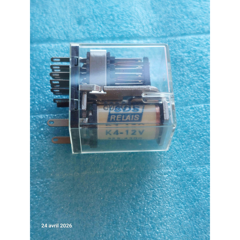 K4-12V 12Vdc 325-4300 Ohms SDS RELAY Relais K4-12V 12Vcc  14 Pins  ( TIRO 11 )