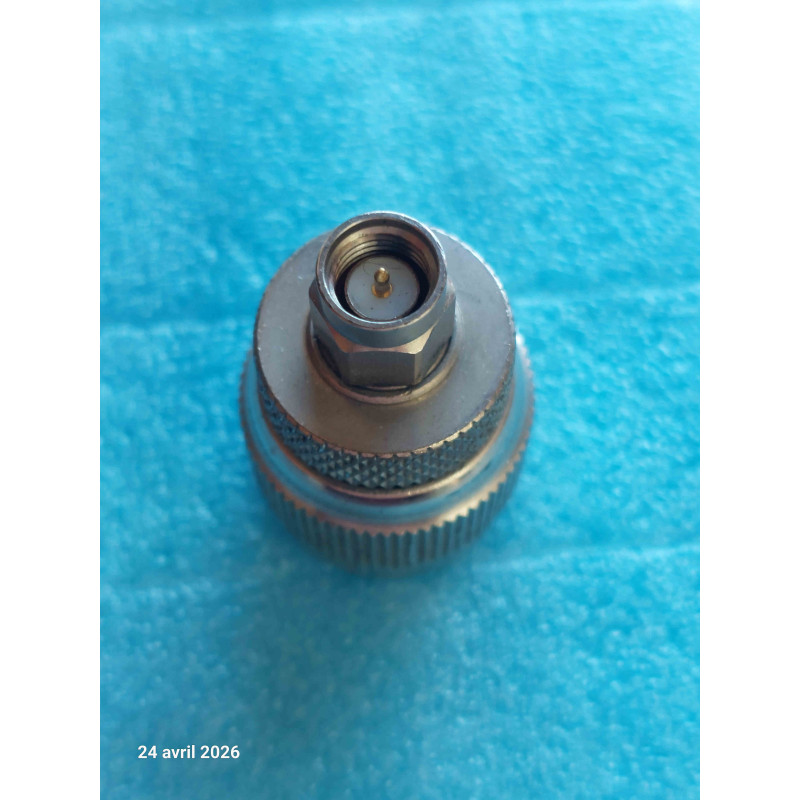 R191325 RADIALL Adaptateur Fiche N Male vers SMA Male Occasion N M / SMA M ( 2L1 )