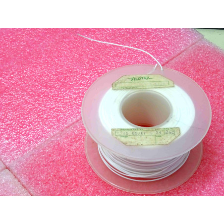 bobine de 150m de fil filotex KZ05-05/EF G 24 blanc (N5A)