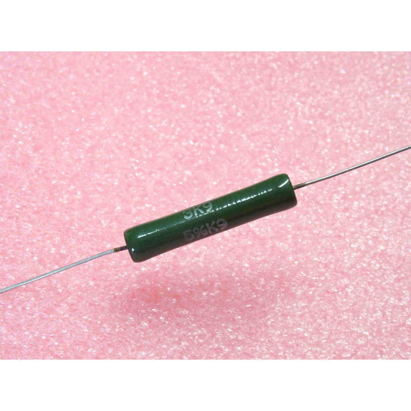 Lot de 3: résistance bobinée vitrifiée sfernice RB60 3K9R 3.9k-ohm 5% 8-watt 34x6mm (N11B)