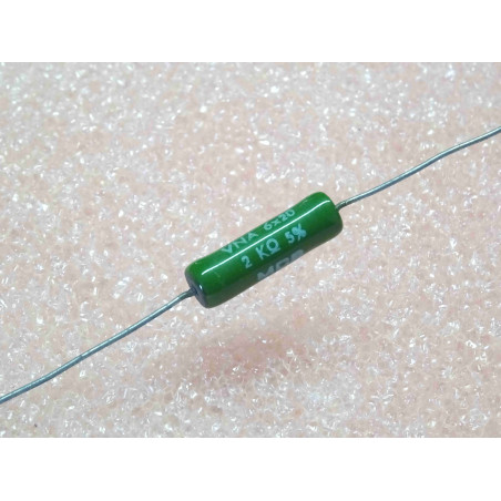 Lot de 3: résistance bobinée vitrifiée MCB RB61 2KR 2K-ohm 5% VNA 5-watt 20x6mm (4A4)