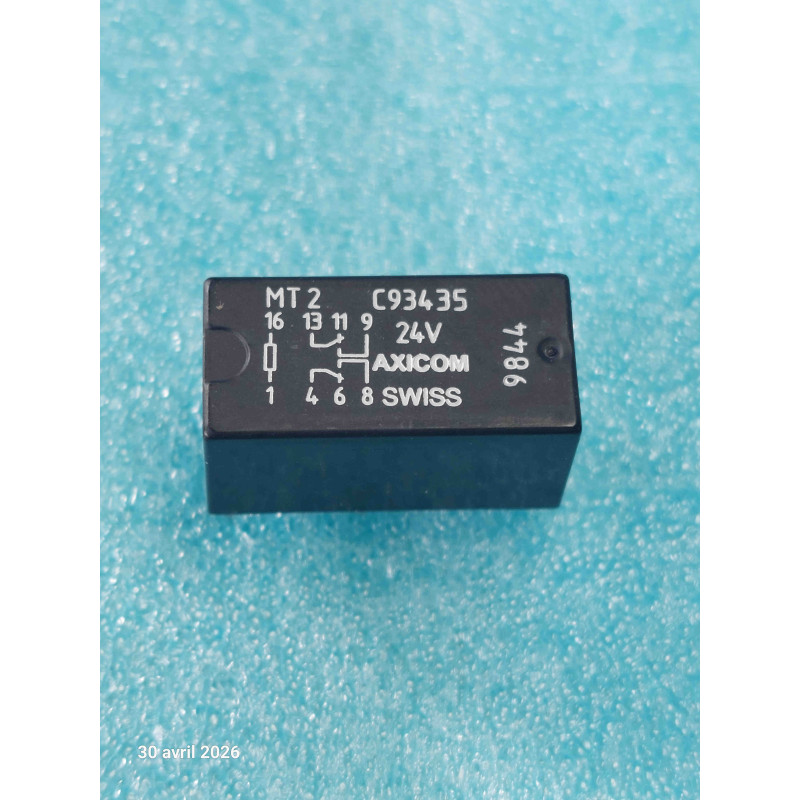 Relais 24Vdc Axicom MT2-C93435  8 pins MT2 C93435 24V  ( TIRO11 )