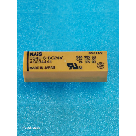 DS4E-S-DC24V Relais NAIS 24Vdc 0.6-125V Relay 14 pins Bobine 24Vdc  ( TIRO11 )