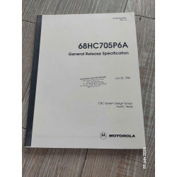 Documentation 68HC705P6A...