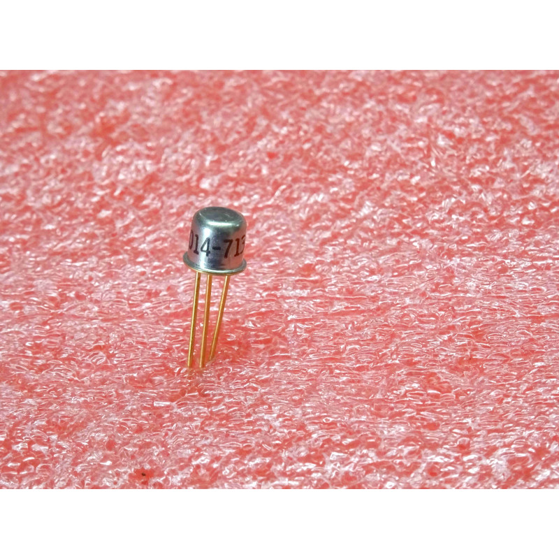 circuit intégré 014-713 ~ 3 pins , en boîtier TO-18 ~ de chez Motorola