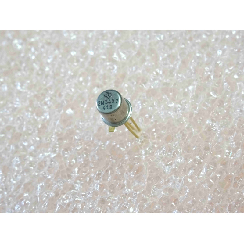 transistor 2N 3497 ~ 2N3497 general purpose Si PNP ~ Uce 120V , Ucb 120V , Ueb 4.5V , Ic 100mA ~ boîtier TO-18